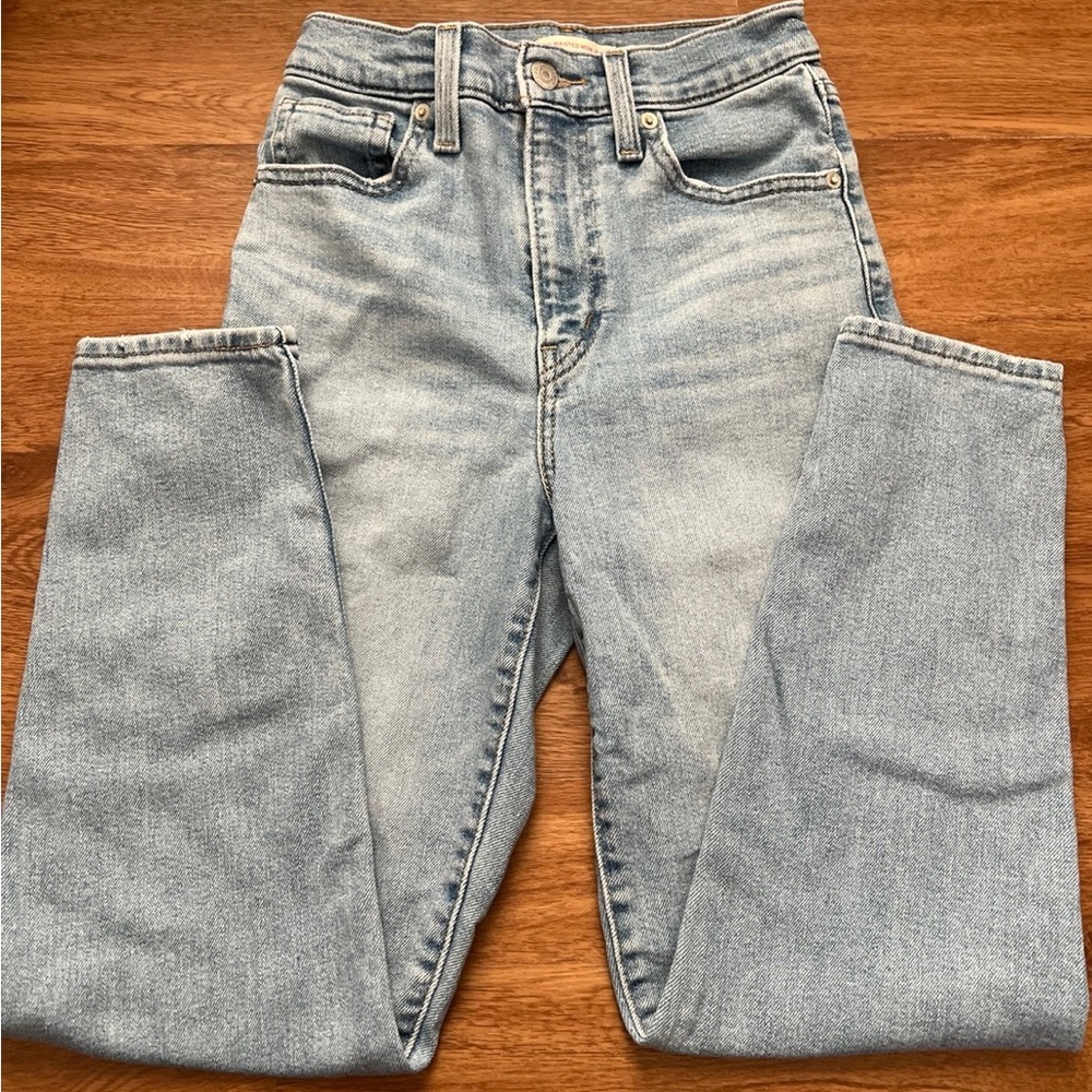 Levi Strauss Co High Waist Mom Denim Jeans Size 24